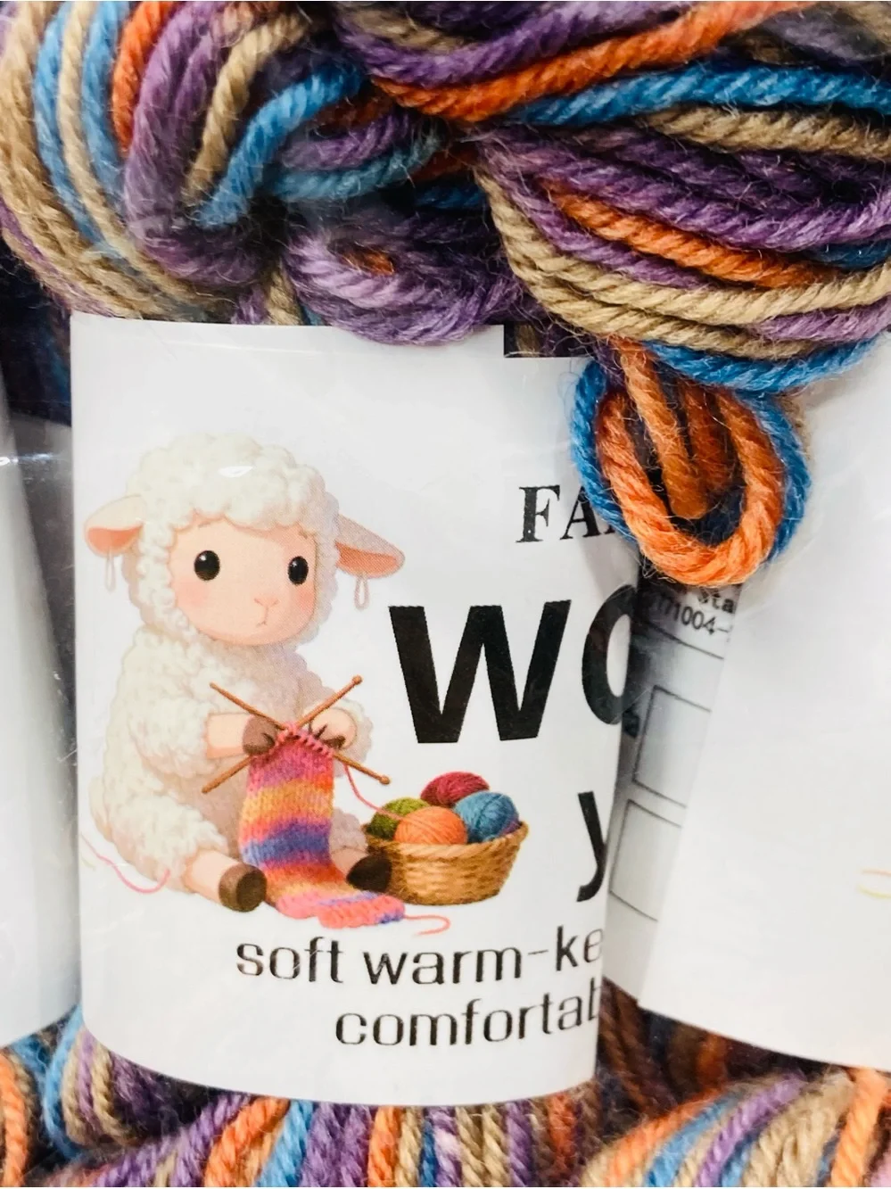 10 NEW Fancy Wool Yarn 470+g 85% Australian Wool 10% Camel 5% Anti-Pilling Fiber